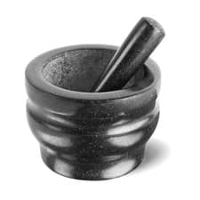 Image of Cole & Mason Worcester Black Granite Pestle & Mortar 14cm
