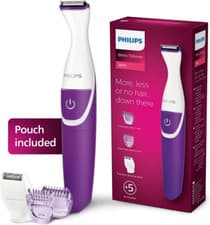Image of Philips BRT383/15 Bikinigenie Trimmer, Purple