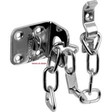 Image of Heavy Duty Door Chain Chrome Plated Safety Guard Locks security identification