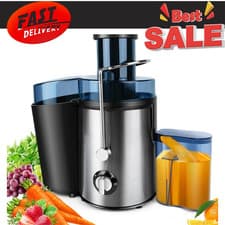 Image of Juicer Machine 2-Speed Centrifugal 500ML Fruit Vegetable Citrus UK Stock