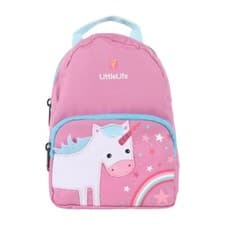 Image of LittleLife Unicorn Friendly Faces Backpack with Rein