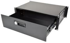 Image of Adastra 19" Lockable Rack Drawer Units With Security Lock And 2 keys, 1U & 2U