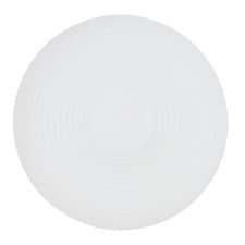 Image of LED Flush Mount Ceiling Light Round Ceiling Lamp Creamy White Threaded Shape