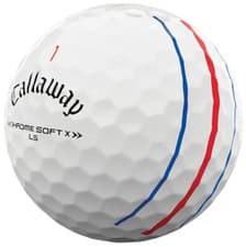 Image of CALLAWAY CHROME SOFT XLS TRIPLE TRACK 3 DOZEN RECYCLED GOLF BALLS BY GBDA