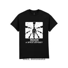 Image of 2001: A Space Odyssey - Black T-Shirt, Movie, Sci-fi Classic, Space