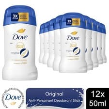 Image of Dove Women Anti-Perspirant Deodorant Stick with 48H Sweat Protection, 50ml