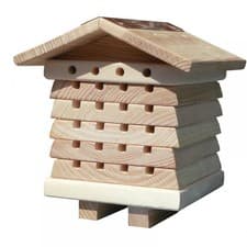 Image of Interactive Wooden Bee House - Pollinator Bee Management System