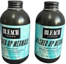 Image of 2x150ml Bleach London Super Cool Semi Permanent Hair ColourWASHED UP MERMAID