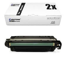 Image of 2X Eurotone Eco Toner BLACK For HPE Color LaserJet Enterprise Flow MFP M-577-C