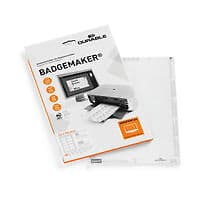 Image of Durable Badgemaker Insert Sheets 54x90mm (Pack of 200) 1455/02