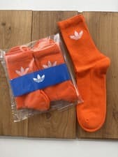 Image of Adidas orginals Cushioned Cotton Crew Socks Large 7-11 Uk men woman gift present