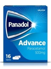 Image of PANADOL ADVANCE 500MG PARACETAMOL 16 PAIN RELIEF TABLETS