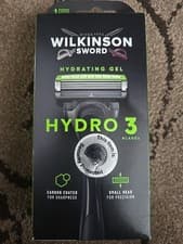 Image of Mens Wilkinson Sword Hydro 3 Shaver And Blades Brand New Boxed