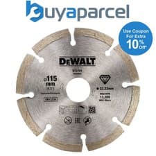 Image of Dewalt DT3701-QZ High Performance Diamond Cutting Disc Segmented 115mm X22.23mm