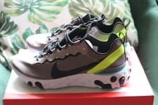 Image of Nike React mens trainer in grey size 7+ rrp 115 my price £79