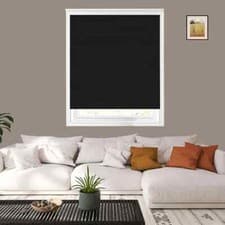 Image of PVC Blinds / Wood Wooden Grain Effect Venetian Window Blind Home Office Easy Fit