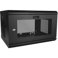 Image of Startech 2-Post 6U Wall Mount Network Cabinet 19" Wall-Mounted Server Rack for D