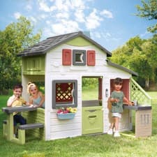 Image of Smoby Life Neo Friends Playhouse with Kitchen Outdoor Play House