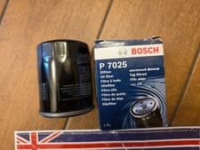 Image of BOSCH OIL FILTER P7025 F026407025 FIAT FORD HYUNDAI VAUXHALL HONDA