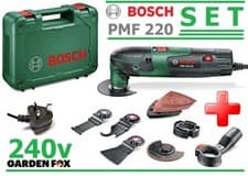 Image of Genuine BOSCH PMF 220 CES SET 240v Multi Function Tool 0603102071 4053423200539.
