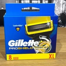 Image of Gillette ProShield Power 8 Razor Refill Cartridges Size XL Comfort Glide BNIB