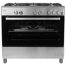 Image of electriQ 90cm Gas Single Oven Range Cooker - Stainless Steel EQRANGE90GASSS