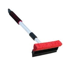 Image of Car Glass Window Cleaning Brush Telescopic Aluminium Latex Squeegee 55cm/80cm
