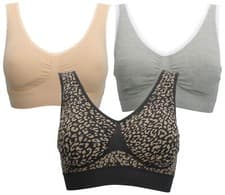 Image of Ex-Store Ladies Seamless Padded Non Wired Comfort Bralette