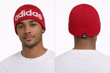 Image of adidas Daily Beanie Hat Red Knit Men’s One Size BNWT