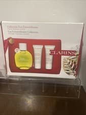 Image of Clarins Eau Extraordinaire Collection 3 Piece Set 100ml, Lotion 30ml, Scrub 30ml