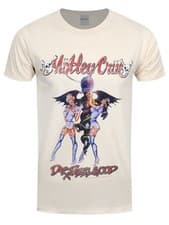 Image of Motley Crue Vintage Dr Feelgood Mens Sand T-Shirt