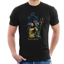 Image of All+Every Aquaman Vs Black Manta Men's T-Shirt
