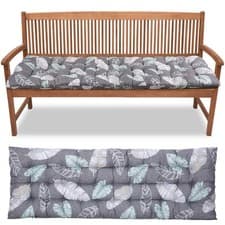 Image of Garden Bench Cushion 2/3/4/5 Seater Indoor & Outdoor Furniture Chair Seat Pad