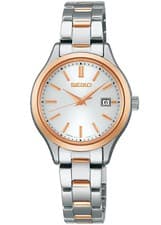 Image of Seiko Selection STPX096 JDM Solar White Dial Two-Tone Stainless S Ladies Watch