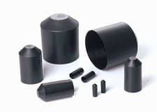 Image of Heat Shrink End Cap size 40mm down to 14.5mm Diameter (33/ADH) Black