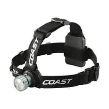Image of COAST HL45 HEAD TORCH DUAL COLOUR LED LIGHTWEIGHT WEATHERPROOF IP54