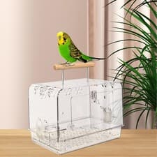 Image of Lightweight Bird Carrier Portable and Handle for Parrots