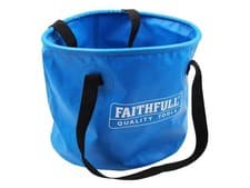 Image of Faithfull Collapsible Bucket 20 litre FAI20LBUCKET Waterproof PVC