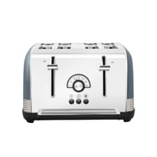 Image of Morphy Richards 4 Slice Toaster, Crumb Tray Venture Retro Basalt 240335