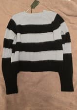 Image of All Saints Lou Striped Jumper Sz Large NWT