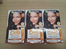 Image of Garnier Belle Color 3 Natural Dark Chestnut Permanent Hair Dye X3 £23.99