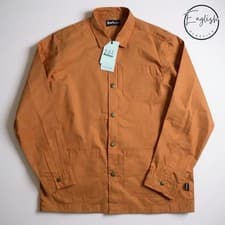 Image of Barbour Bark Overshirt Men’s Large Dusted Clay