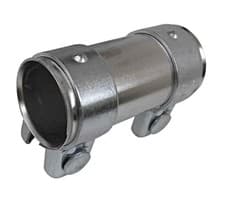 Image of Exhaust Pipe Connector Heavy Duty Sleeve Double Clamp Tube Adapter Joiner VAG