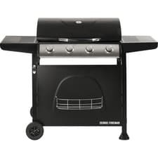 Image of George Foreman Product Care Group GFGBBQ4B-N Gas Barbecue Free Standing Black