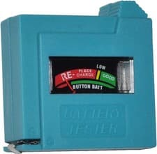 Image of Faithfull DETBAT Battery Tester for Aa/ Aaa/ C/ D/ 9V Batteries