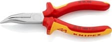 Image of 25 26 160 Snipe Nose Side Cutting Pliers Radio Pliers chrome plated