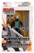 Image of 3296580369638 ANIME HEROES NARUTO - HATAKE KAKASHI GOURTH GREAT NINJA WAR BANDAI