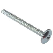 Image of ForgeFix Baypole Self-Drill Screw Phillips Wafer Head ZP 4.8 x 100mm Box 100