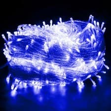 Image of LED Fairy String Lights 10-100m Mains Plug In Christmas Tree Indoor Outdoor Lamp