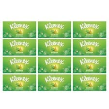 Image of Kleenex Tissue Balsam with Aloe Vera with Vitamin E Facial Tissues - 12 Boxes